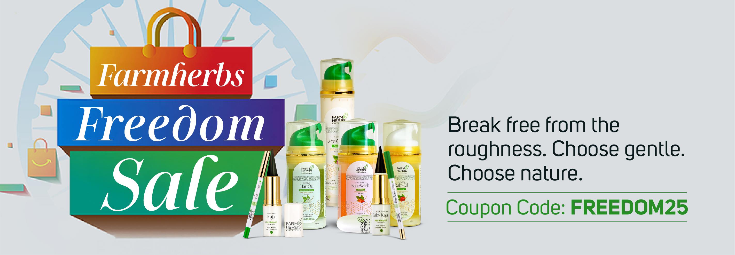 Farmherbs Freedom Sale 2025